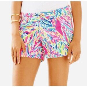 LILLY PULITZER The Callahan Shorts in Palm Reader Size 4